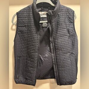 Black Quilted Obermeyer Vest